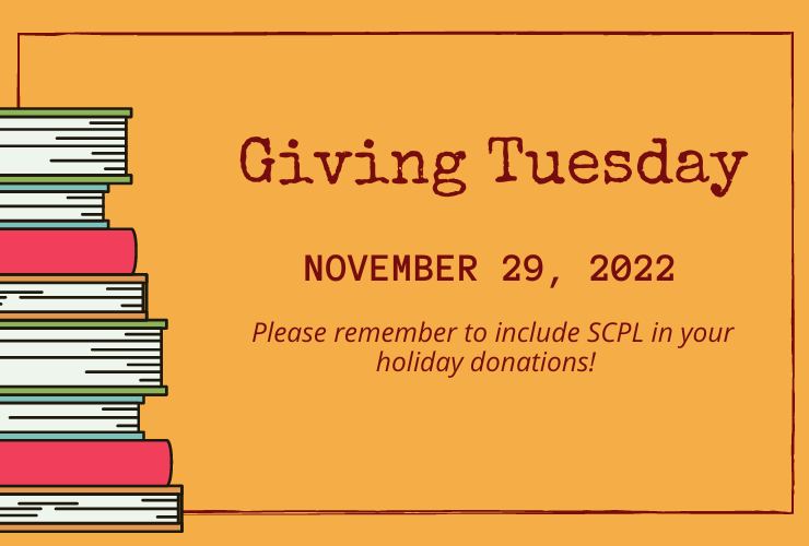 Remember SCPL on Giving Tuesday