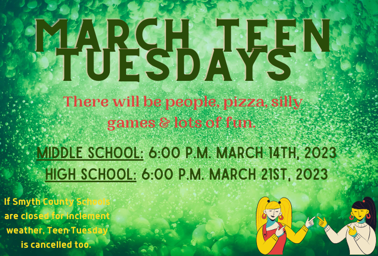 March Teen Tuesdays in Marion