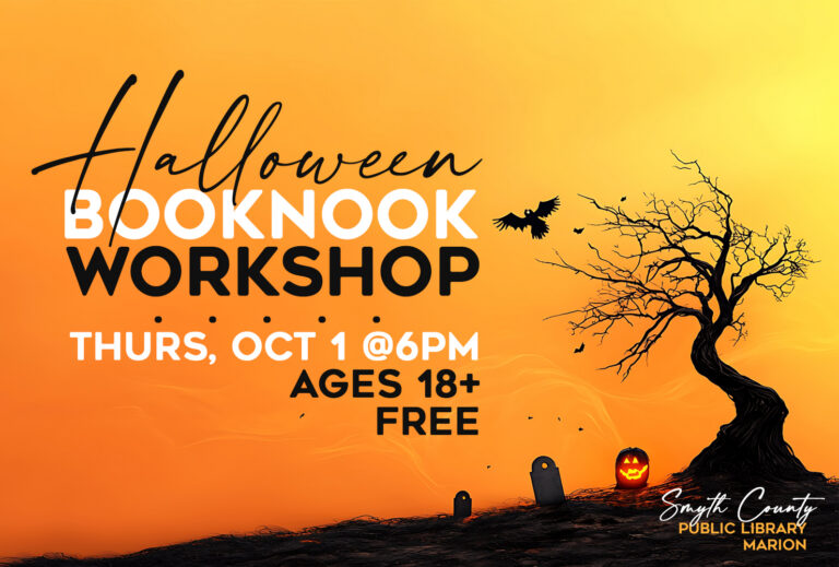 Enjoy making your own Booknook at the Smyth County Public Library in Marion, VA!