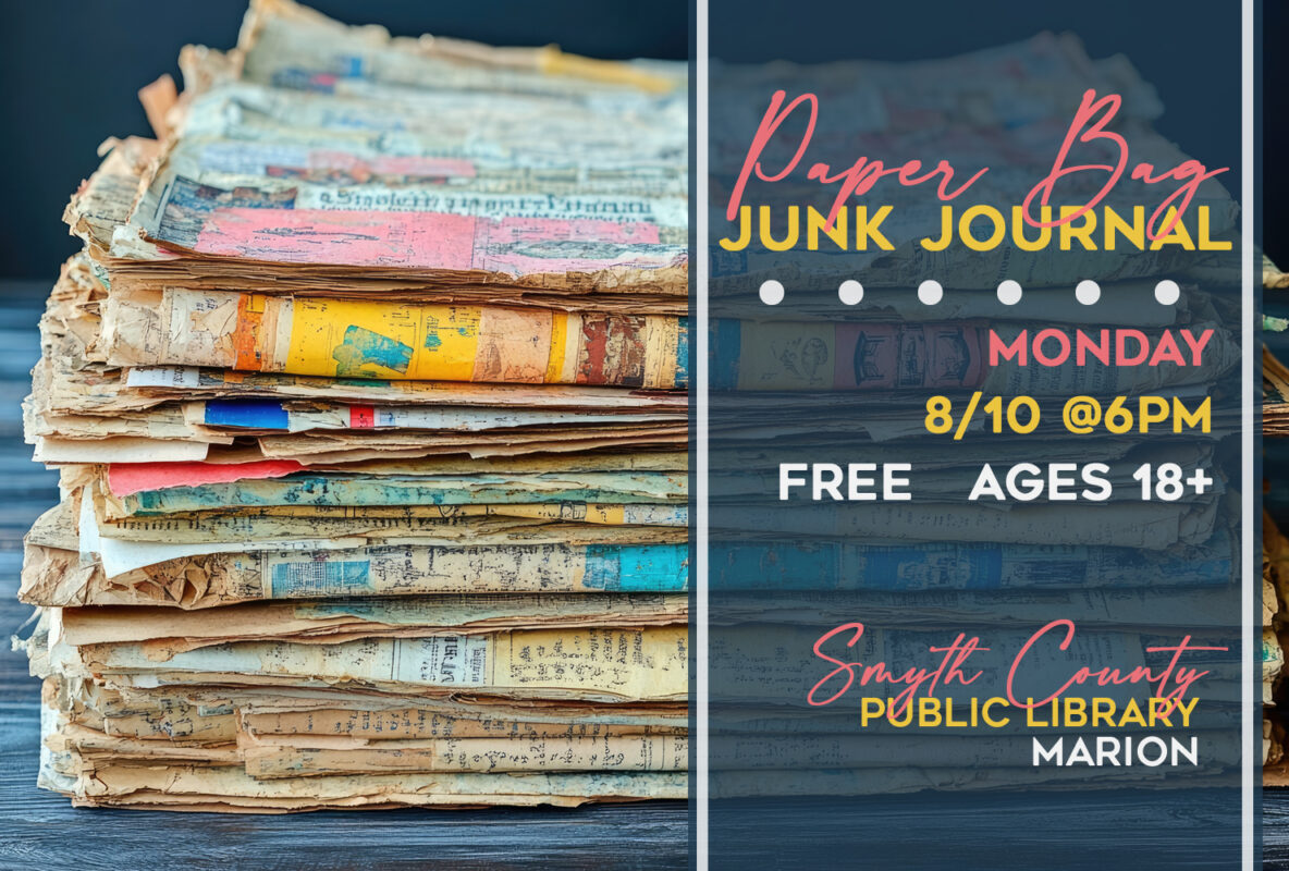 Join us for a Paper Bag Journaling Workshop at the Marion Public Library!