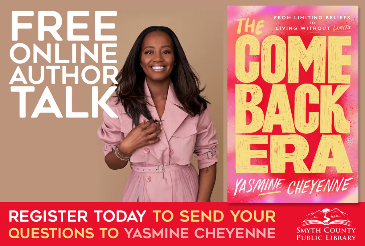 Join us for a FREE Online Author Talk with Yasmine Cheyenne on September 17th at 2pm.