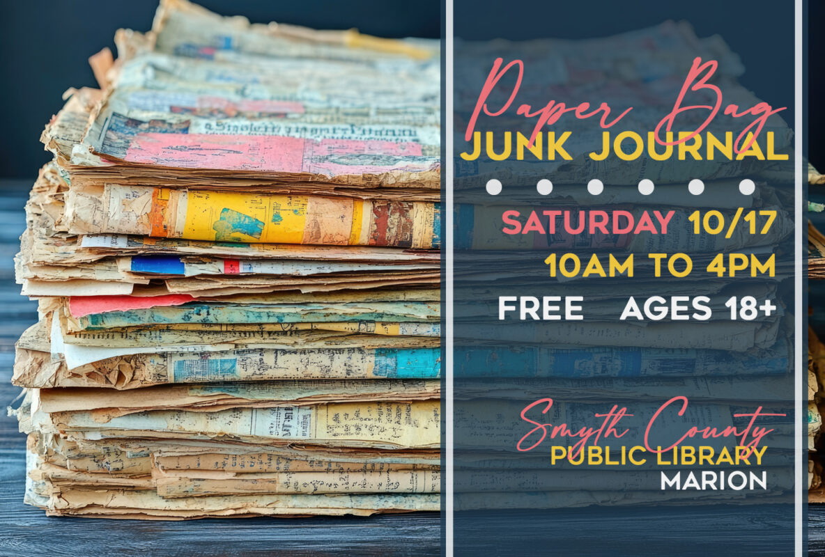 Join us for a Paper Bag Journaling Workshop at the Marion Public Library!