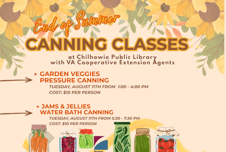 Canning Classes at Chilhowie Library 