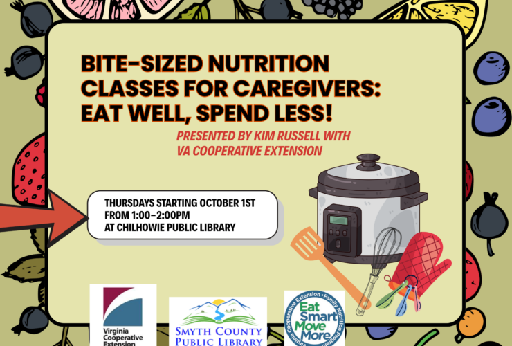 Free Nutrition Classes for Caregivers at Chilhowie Library