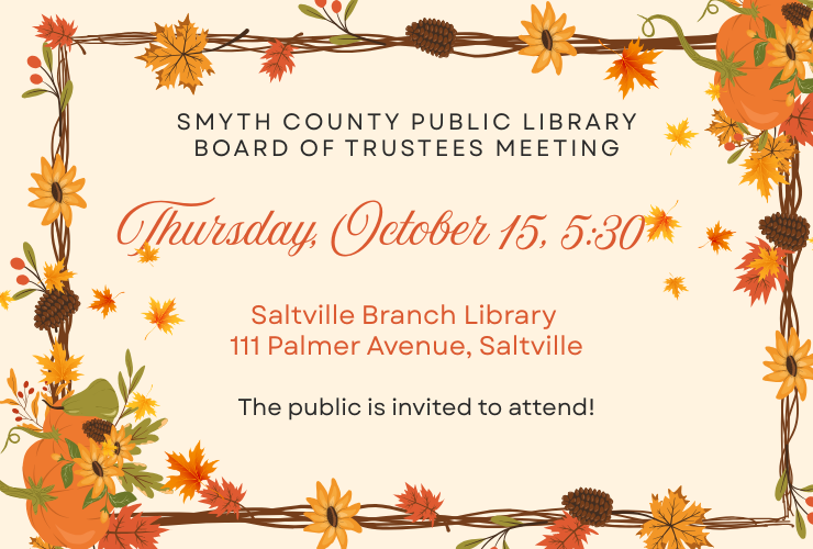 Library Board Meeting in Saltville